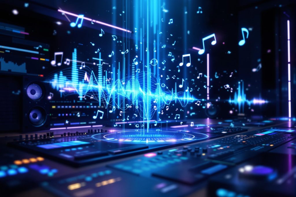 Herunterladens von KI-generierter Musik
